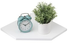 Étagère dangle blanche en chêne - Étagère dangle à suspendre - Petite étagère...