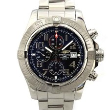 BREITLING Super Avenger 2 A1337111 Black Men's Used Watch #10109