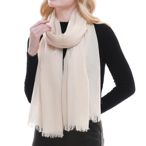 Echarpe beige foulard femme - foulard,