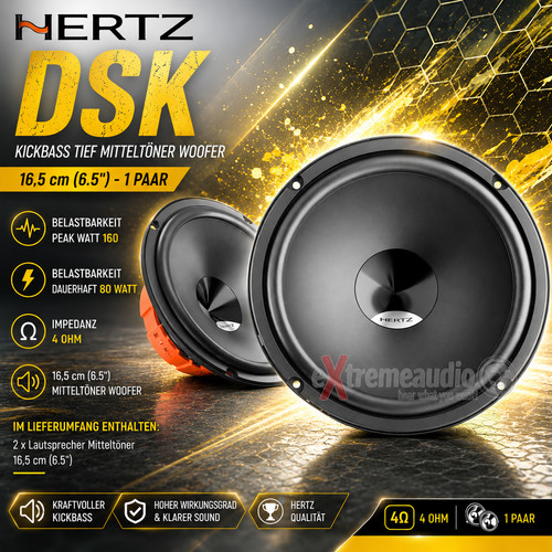 Hertz dsk dv165 5 - 16,5, cm