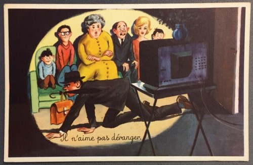 Carte postale humoristique - carte,