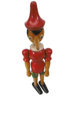 pinocchio en bois peint