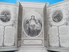 IMAGE PIEUSE CANIVET A VOLETS MULTIPLES  la Sainte Amitie coeur de JESUS MARIE