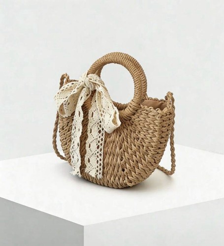 Sac main femme demi - à, demi-lune