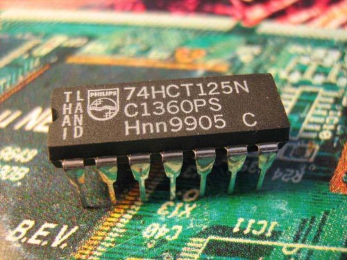 1pcs 74hct125n quad - 74hct125n,