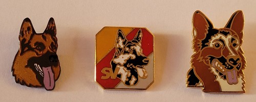 German shepherd dog pine pins - shepherd,