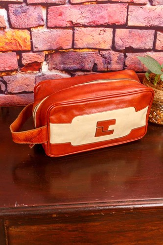 Sac main cuir vintage - À,