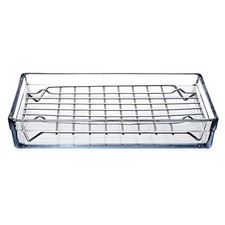 Plat à gratin en verre avec