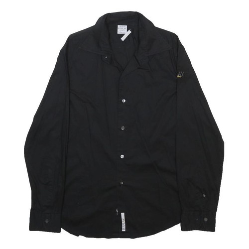 Replay chemise homme noir unie - replay,