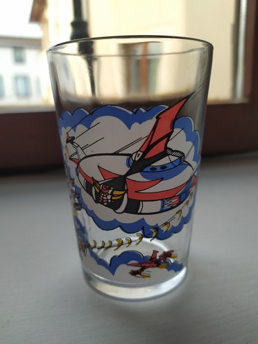 Verre moutarde goldorak - À,