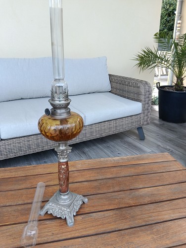Lampe pétrole ancienne - pétrole,