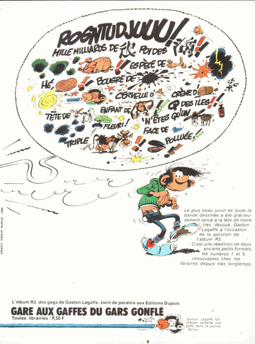 Pub album gaston lagaffe - album,