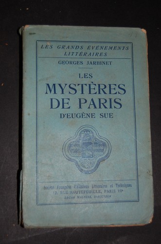 Les mystères paris eugène - mystères, de