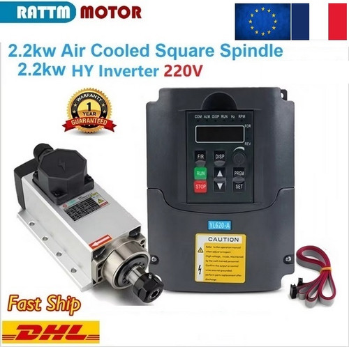 Moteur broche 2 2kw - de,