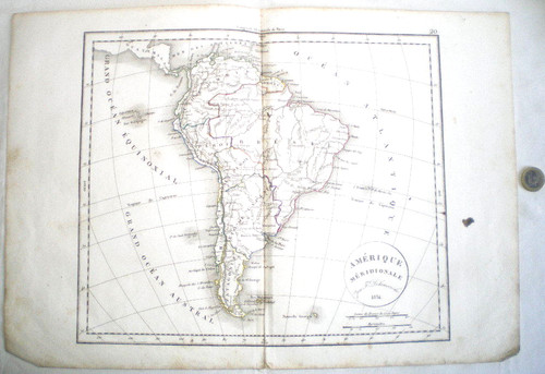 Carte ancienne amérique - carte,