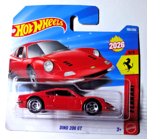 Hot wheels ferrari dino 206 - hot,