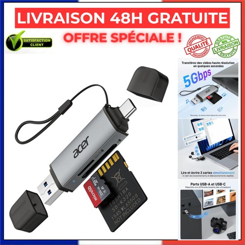 Lecteur cartes acer usb - de,