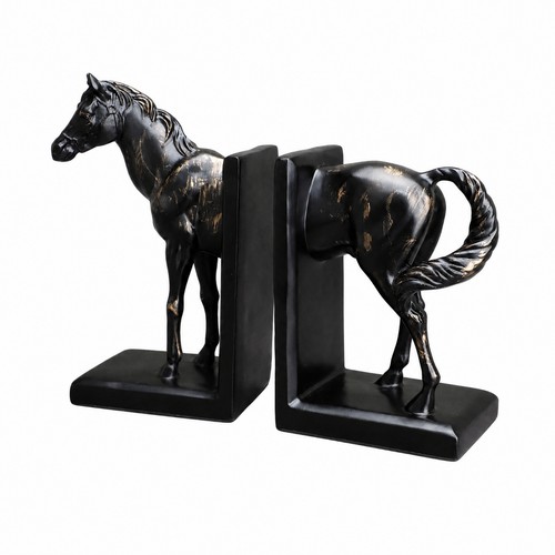 Serre livres cheval résine - serre-livres,