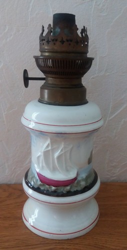 Ancienne lampe pétrole - lampe, à
