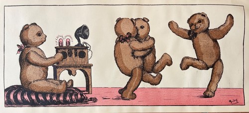 Pochoir ancien dans format - dans,