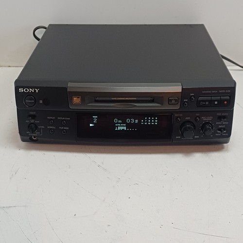 Sony mds s38 minidisc deck - sony,