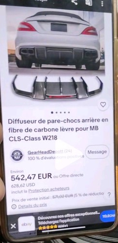 Diffuseur pare choc - diffuseur, de