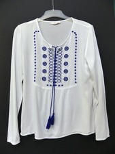 Blouse PEACE & LOVE, blanche