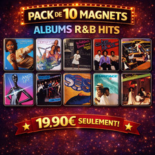 ⭐ 10 MAGNETS FRIGO VINYLE