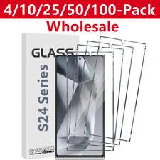 Wholesale Bulk Tempered Glass Screen Protector for Galaxy S25 Ultra S25Plus S24