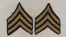 Army Chevron 1528: Sergeant - c. 1920/30's (PAIR)