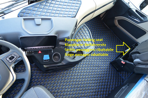 Tapis sol lkw noir - de,