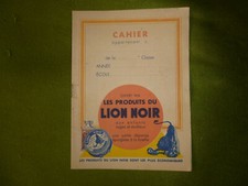 retro-collection-old notebook the products of the BLACK LION wax cream soap