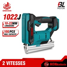 Pistolets à clous électrique agrafeuse 1022J pour pile Makita 18V (sans pile)