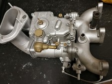 FIAT 2300 S COUPE CARBURETOR COMPLETE WITH IN AND OUTLET MANIFOLD COMPLETE SET