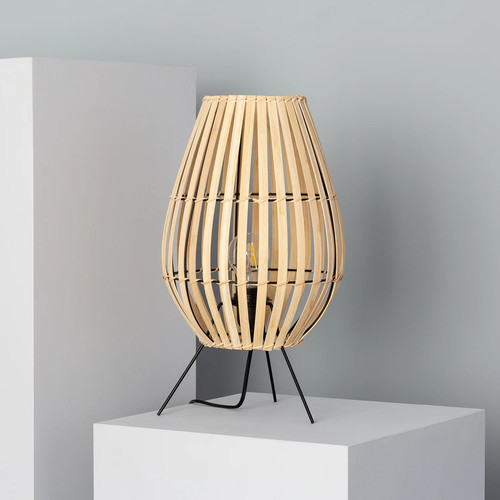 Lampe poser bambou atamach - lampe,