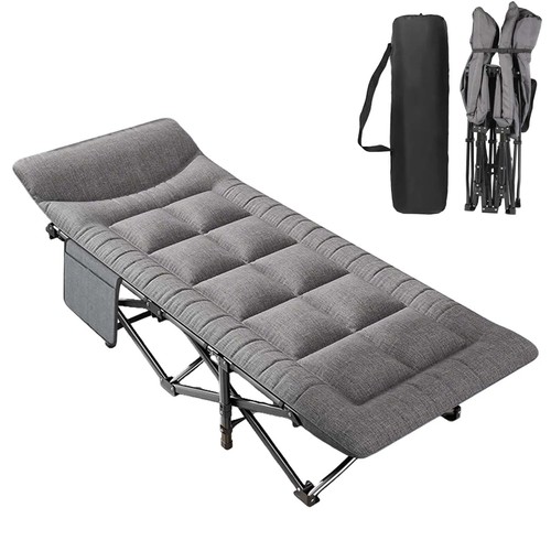 Lit camping pliant chaise - lit,