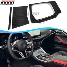 Real Carbon Center Console Panel Trim Set For BMW 4 Series G22 G23 G26 Coupe 25+