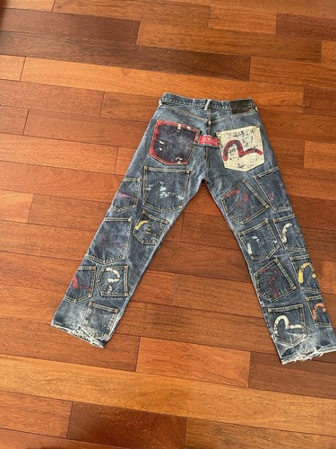 Evisu multipocket denim jean - evisu,