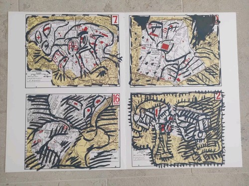 Pierre alechinsky lithograph - pierre,