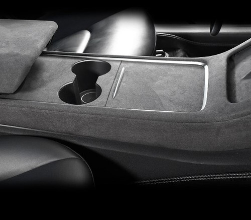 Console centrale alcantara - console,