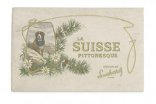 Rare album publicitaire ancien "La Suisse pittoresque" – Chocolat Suchard