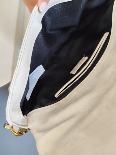 Sac main zara - blanc, crème