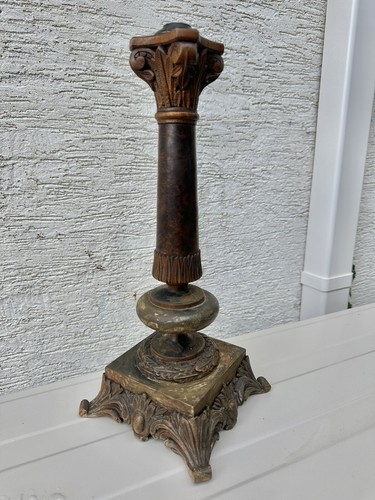 Pied lampe pétrole - à,