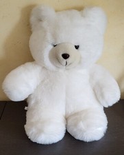 Ours en peluche blanc 45/50 cm