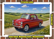 Metal Sign - 1958 Autobianchi