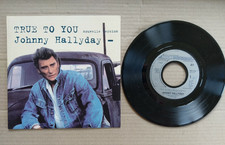 45 Tours JOHNNY HALLYDAY  TRUE
