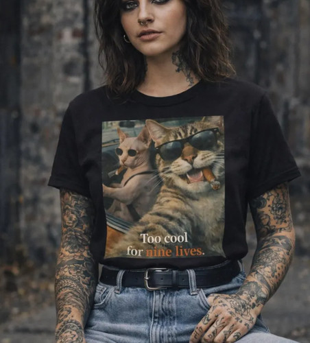 Retro cats shirt sphynx - retro, t-shirt,