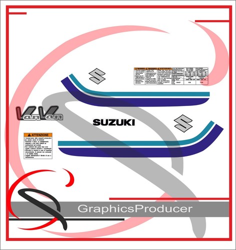 Suzuki van 125 - suzuki, decals