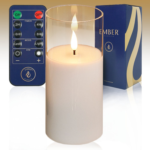 Ember bougie led sans - led,