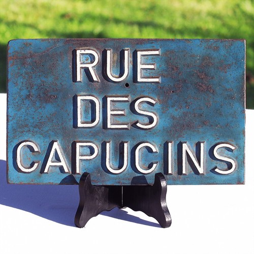 Ancienne plaque fonte la - ancienne,